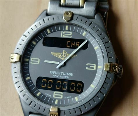 breitling aerospace titan massive gold|Breitling aerospace bracelet.